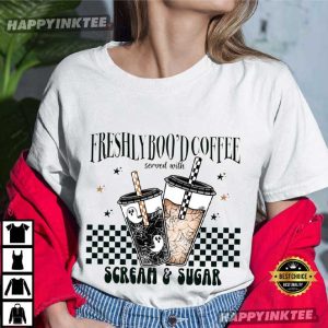 Freshly Boo’d Coffee Halloween T-Shirt