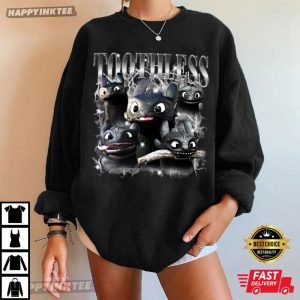 Toothless How To Train Your Dragon Bootleg T Shirt (2)