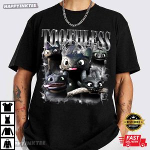 Toothless How To Train Your Dragon Bootleg T Shirt (3)