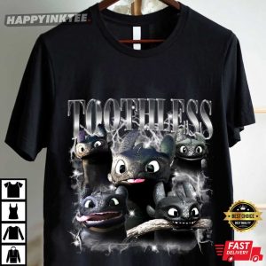 Toothless How To Train Your Dragon Bootleg T Shirt (4)