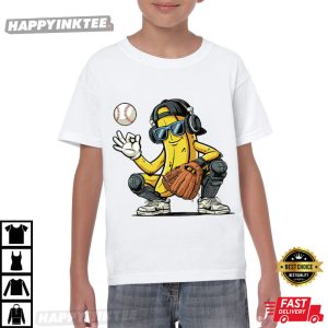 Banana Baseball Funny Catcher T Shirt (2)
