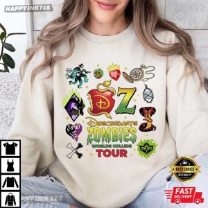 Descendants Zombies World Collide Tour Disneyland Trip T Shirt (3)