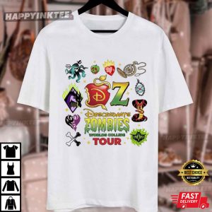 Descendants Zombies World Collide Tour Disneyland Trip T Shirt (4)