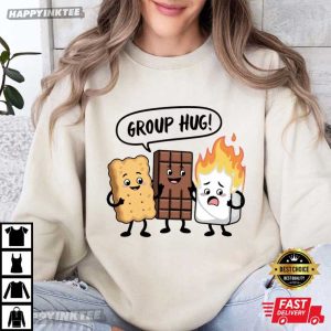Group Hug Smore Funny Camping T Shirt (2)