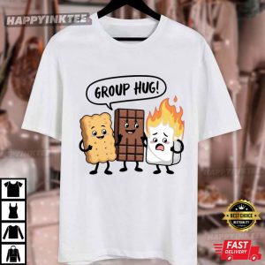 Group Hug Smore Funny Camping T Shirt (3)