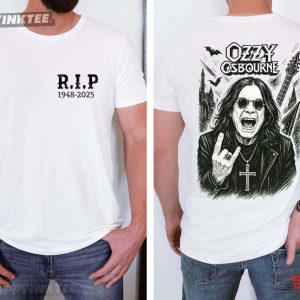 RIP Ozzy Osbourne Black Sabbath Tribute T Shirt (2)
