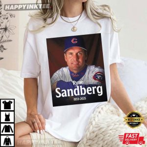 Ryne Sandberg Chicago Cubs 1959 2025 T Shirt (2)