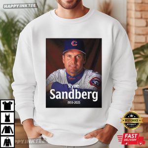 Ryne Sandberg Chicago Cubs 1959 2025 T Shirt (3)