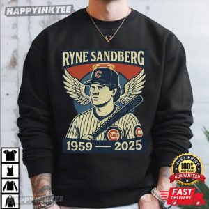 Ryne Sandberg RIP Chicago Cubs Baseball Tribute T Shirt (2)