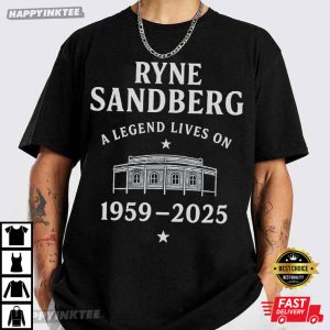 Ryne Sandberg A Legend Lives On Cubs Legend T Shirt (4)