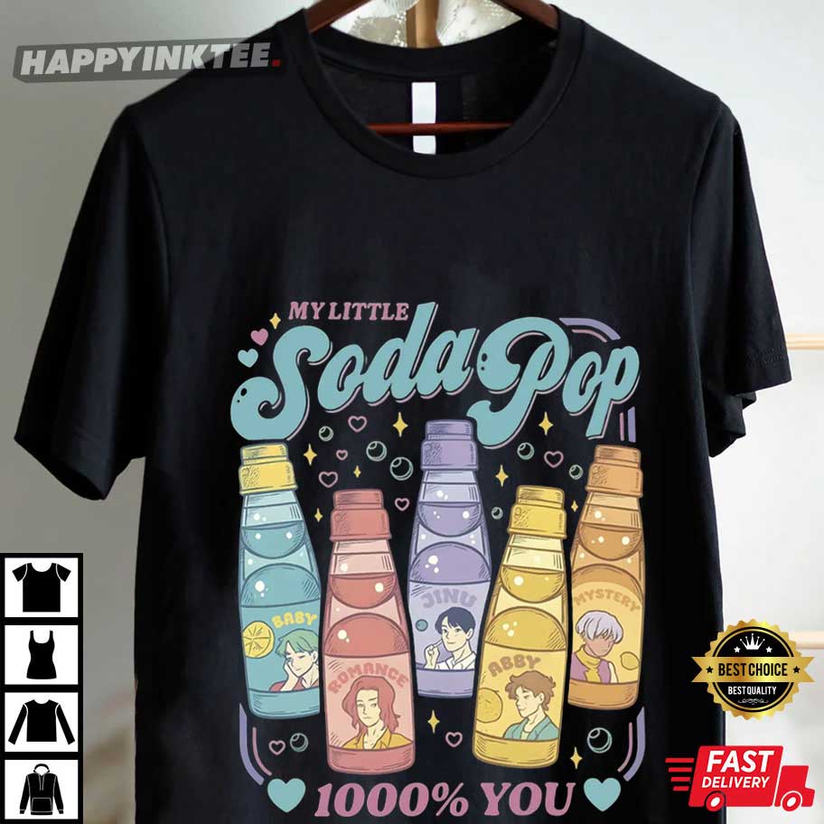 Saja Boys Soda Pop Kpop Demon Hunters T-Shirt Saja Boys Soda Pop Kpop Demon Hunters T-Shirt