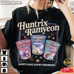 KPDH Huntrix Ramyeon Kpop Demon Hunters Movie T-Shirt