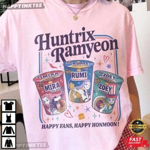KPDH Huntrix Ramyeon Kpop Demon Hunters Movie T Shirt (2)