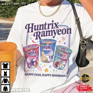KPDH Huntrix Ramyeon Kpop Demon Hunters Movie T Shirt (3)