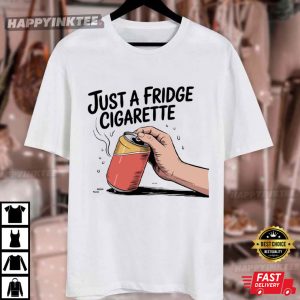 Just A Fridge Cigarette Funny Retro Beer Can Diet Coke T Shirt (4)