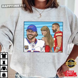 Josh Allen Better Than Travis Kelce Funny T Shirt (2)