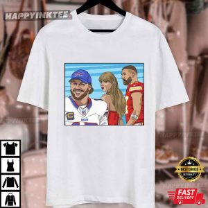 Josh Allen Better Than Travis Kelce Funny T Shirt (3)