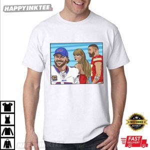 Josh Allen Better Than Travis Kelce Funny T Shirt (4)