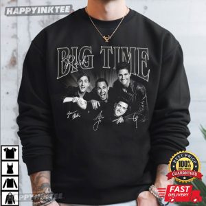 Big Time Rush Tour Vintage Concert Band T Shirt (2)