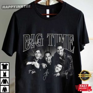 Big Time Rush Tour Vintage Concert Band T Shirt (3)
