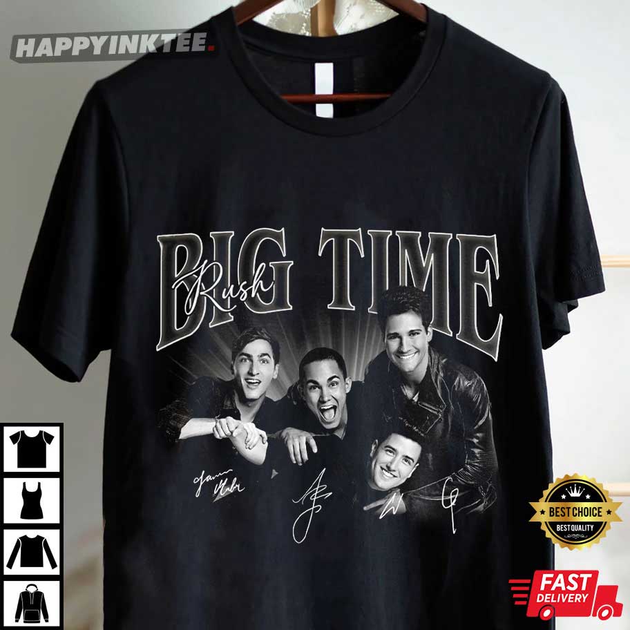 Big Time Rush Tour Vintage Concert Band T-Shirt Big Time Rush Tour Vintage Concert Band T-Shirt