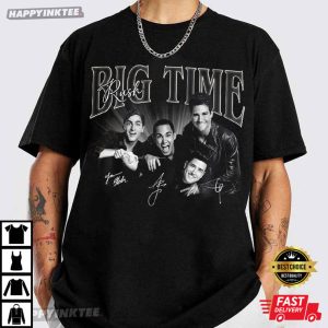 Big Time Rush Tour Vintage Concert Band T Shirt (4)
