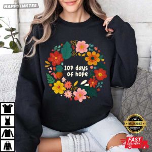 107 Days Of Hope Kamala Harris Retro Floral T Shirt (2)