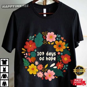 107 Days Of Hope Kamala Harris Retro Floral T Shirt (3)