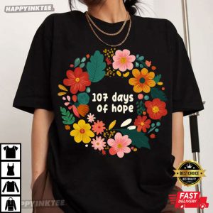 107 Days Of Hope Kamala Harris Retro Floral T Shirt (4)
