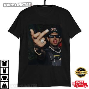 Chris Brown Middle Finger Retro Fan Gift T Shirt (2)