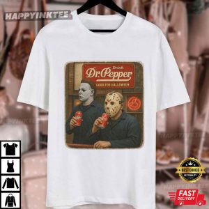 Dr Pepper Michael Myers Jason Voorhees Good For Halloween T Shirt (3)