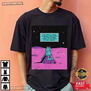 Garfield I Am Tired Of These Mondays T-Shirt