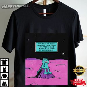 Garfield I Am Tired Of These Mondays T Shirt (4)