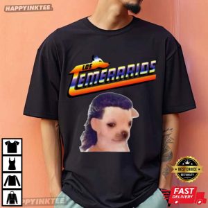 Funny Los Temerarios Dog Chihuahua Mullet Meme T-Shirt
