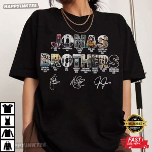 Jonas Brothers 20th Annivesary Tour 2025 Merch T-shirt