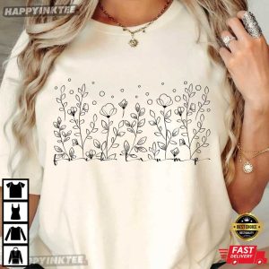 Subtle Anti Trump Flower FDT Feminist Gift T Shirt (2)