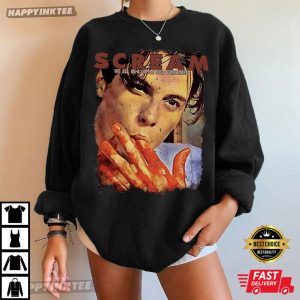 Retro Billy Loomis Scream Ghostface Killer T Shirt (2)