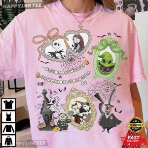 Nightmare Before Christmas Vintage Disney Halloween Comfort Colors T Shirt (2)