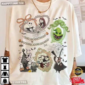 Nightmare Before Christmas Vintage Disney Halloween Comfort Colors T Shirt (3)