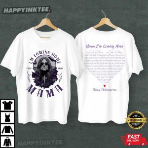 Ozzy Osbourne Mama I'm Coming Home Tribute T Shirt (2)