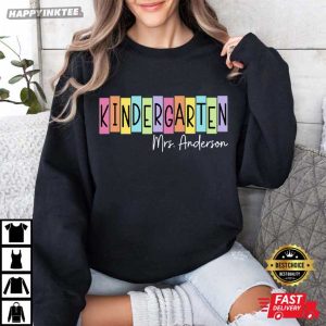 Custom Kindergarten Teacher T Shirt (3)