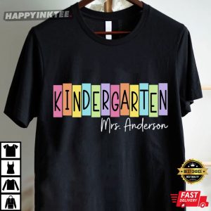 Custom Kindergarten Teacher T Shirt (4)