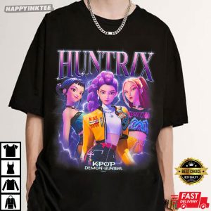 Vintage Huntrix KPop Demon Hunters T Shirt (2)