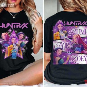 Huntrix KPop Demon Hunters Mira Rumi Joey T-Shirt