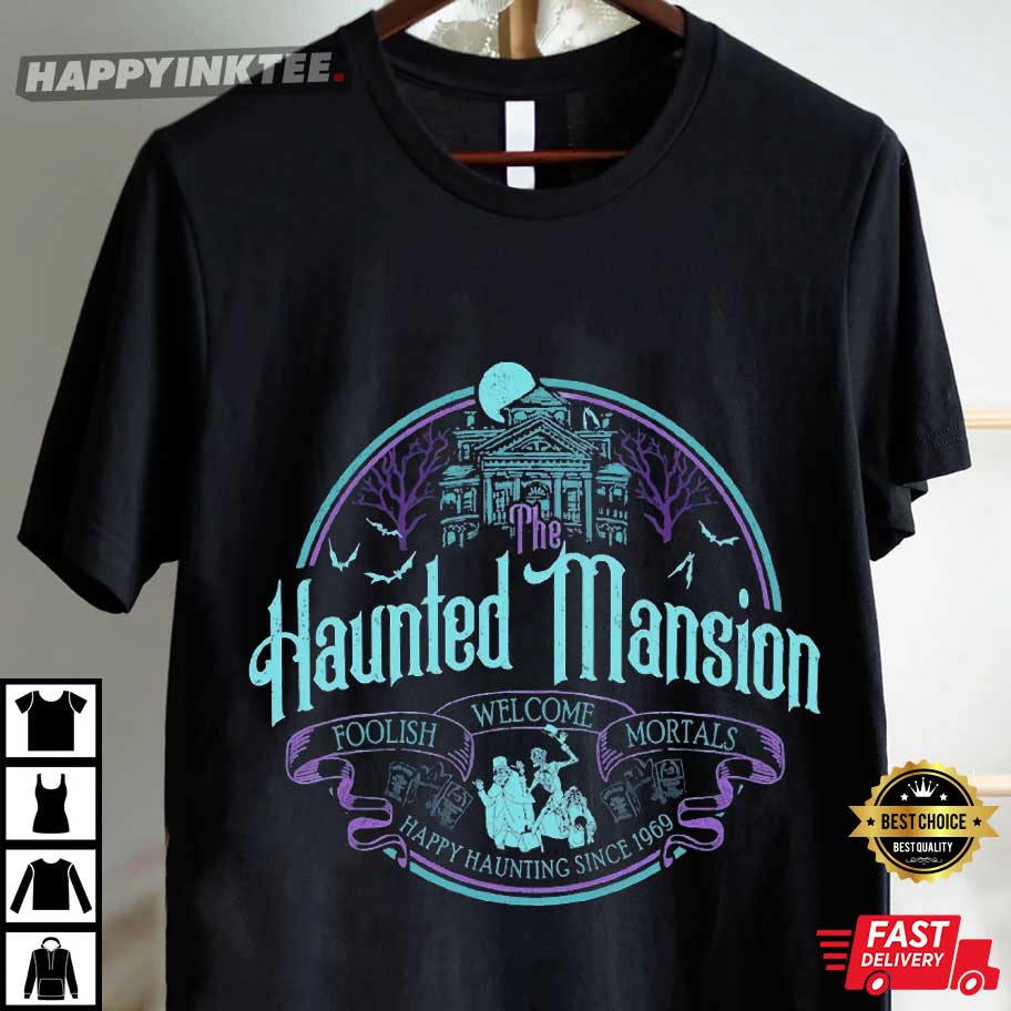 Disney The Haunted Mansion Madame Leota and the Hitchhiking Ghosts T-Shirt Disney The Haunted Mansion Madame Leota and the Hitchhiking Ghosts T-Shirt