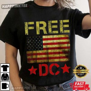 Free DC Resist Protest America T-Shirt