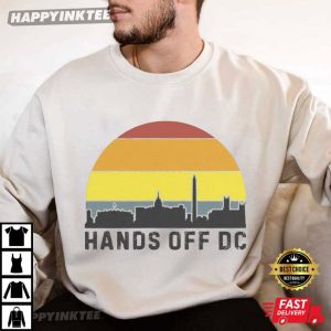 Hands Off DC Resist Federal Overreach T Shirt (2)
