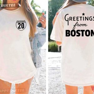 Jonas Brothers 20th Anniversary Greetings From Boston Custom T-Shirt