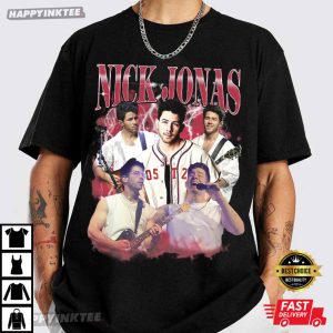 Nick Jonas Jonas Brothers Vintage Bootleg T Shirt (2)