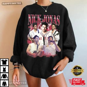 Nick Jonas Jonas Brothers Vintage Bootleg T Shirt (3)